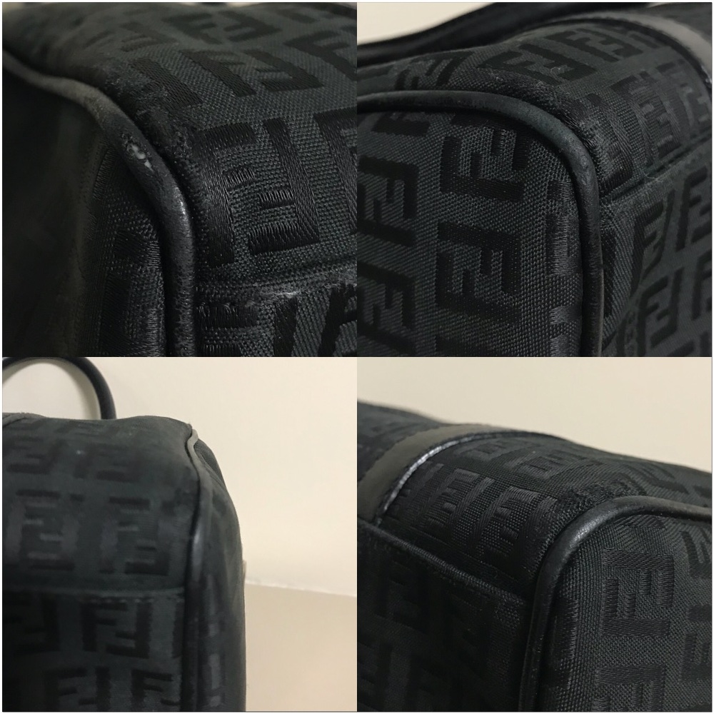 🔴SOLD🔴FENDI Zucchino print canvas Boston bag - Picture 7 of 8